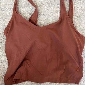 Lululemon brown align tank sz. 4 NWOT